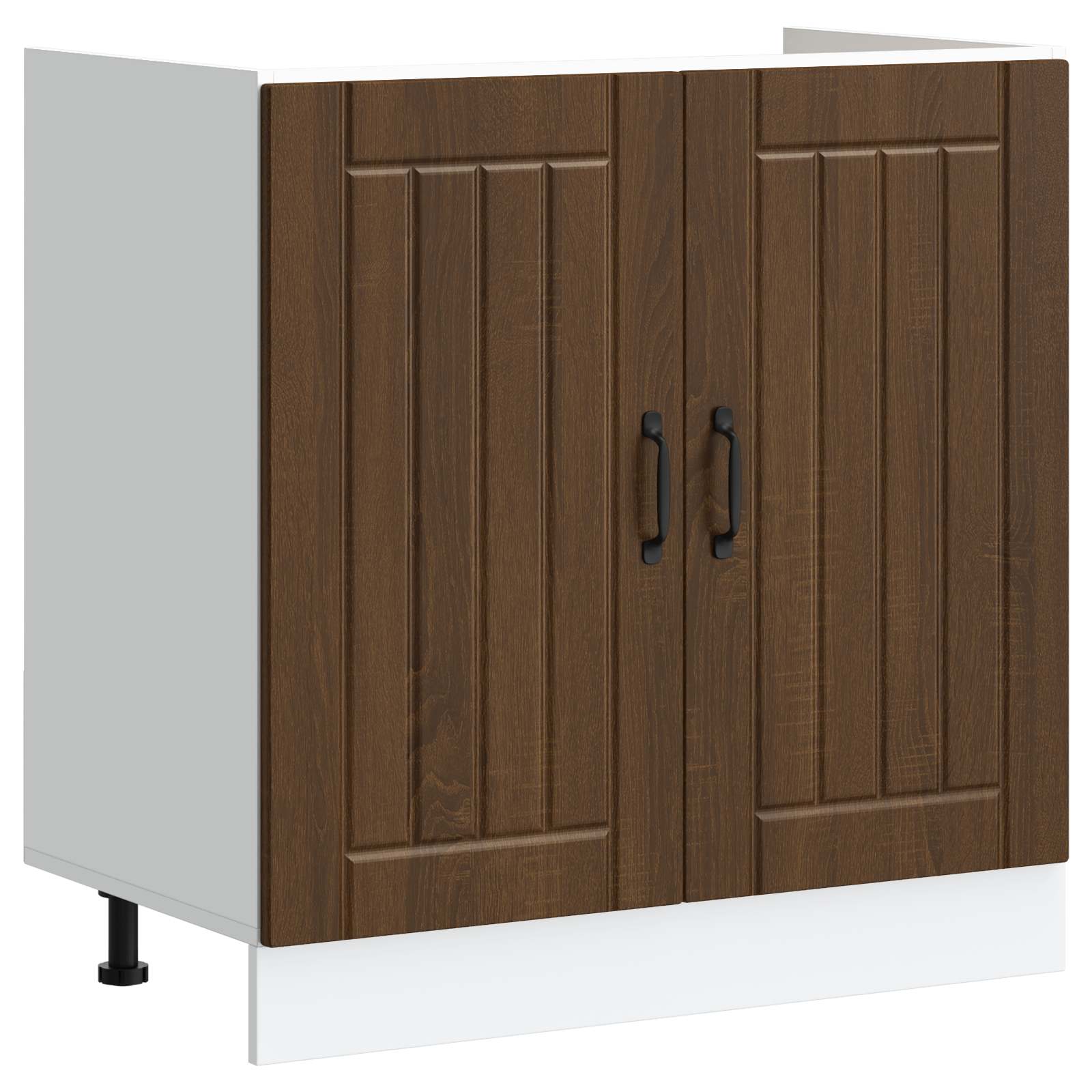 Kriaušės pagrindinė spintelė Lucca 2 pcs Rudas ąžuolas