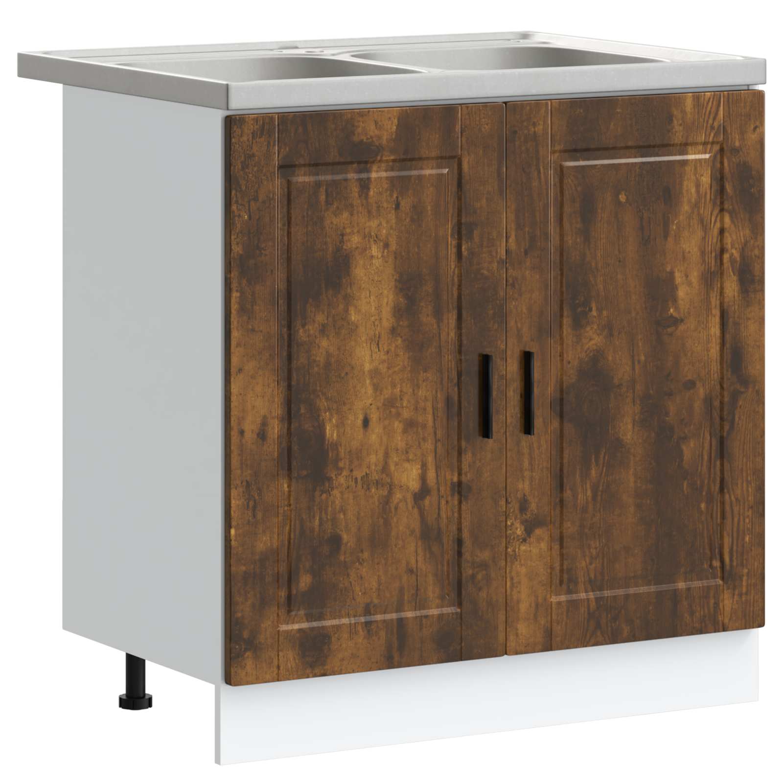 Pear Main Cabinet Porto 2 pcs Brown Engineered wood