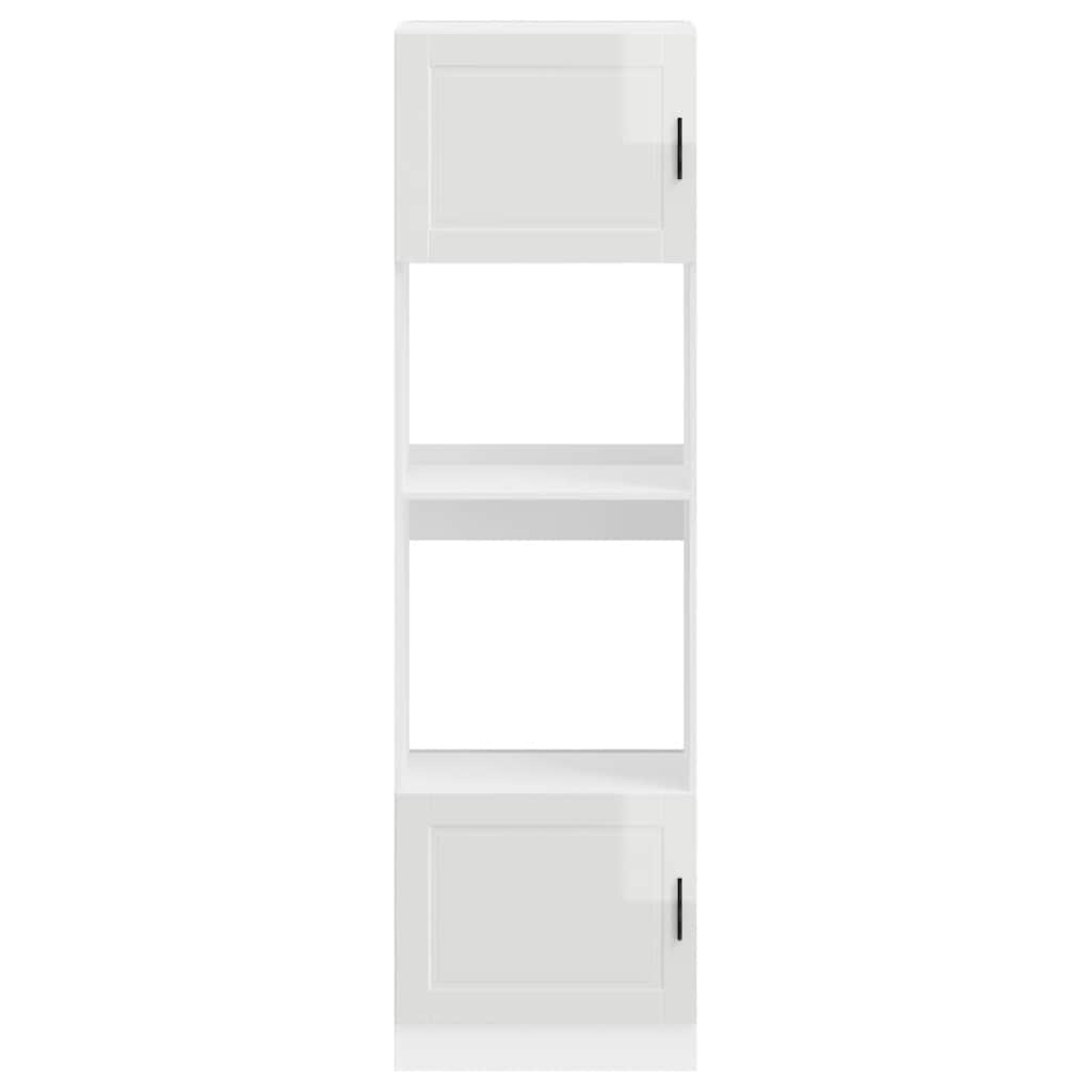 Oven cabinets, 2 pcs., Porto, white, treated wood