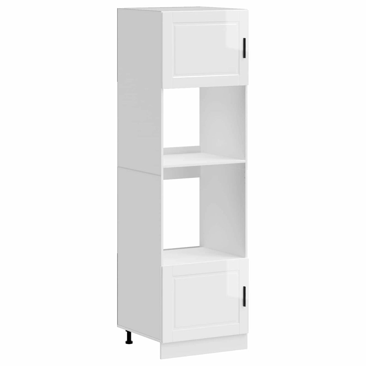Oven cabinets, 2 pcs., Porto, white, treated wood