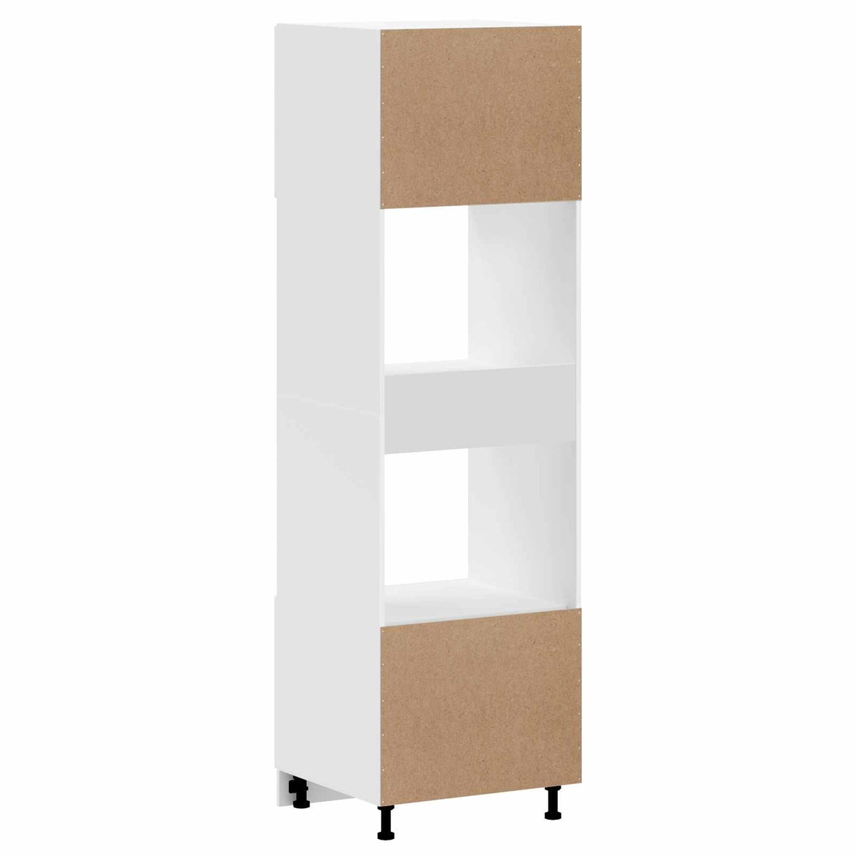 Oven cabinets, 2 pcs., Porto, white, treated wood