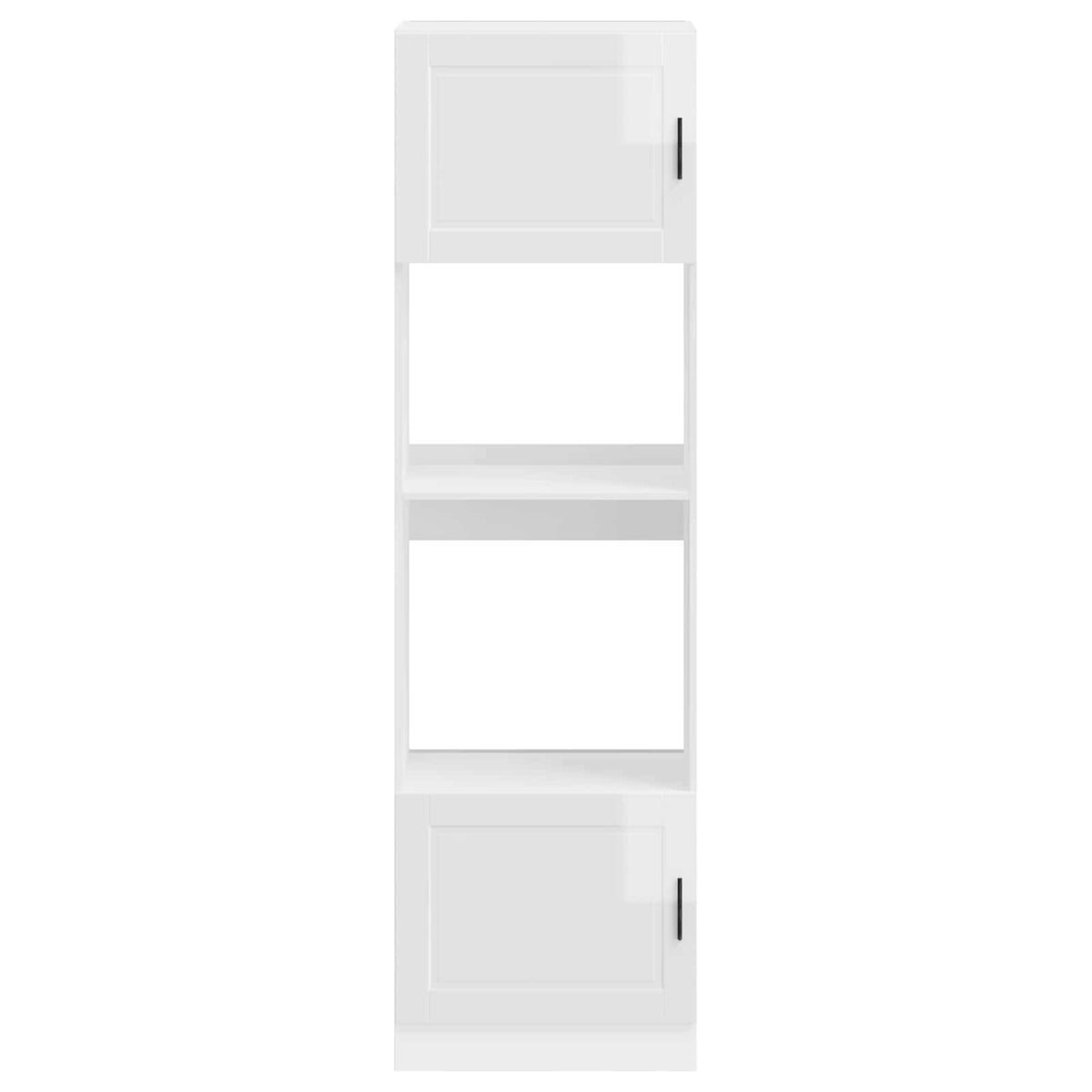 Oven cabinets, 2 pcs., Porto, white, treated wood