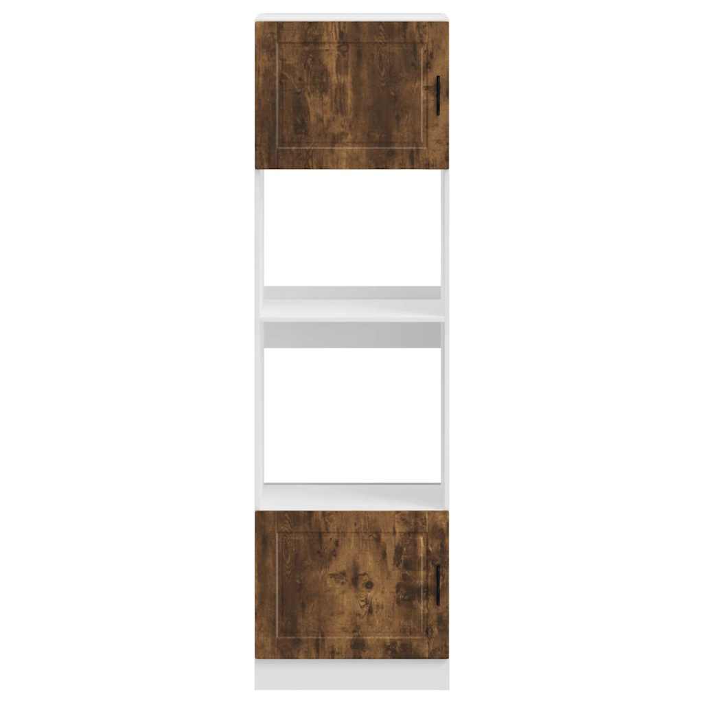 Oven cabinets, 2 pcs., Porto, smoked oak, wood