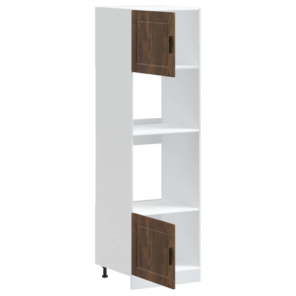 Oven cabinets, 2 pcs., Porto, smoked oak, wood