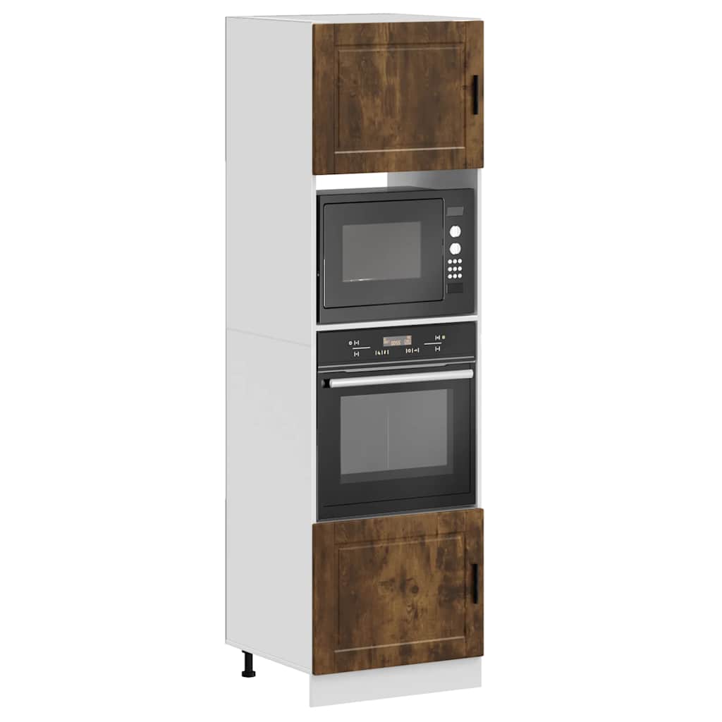 Oven cabinets, 2 pcs., Porto, smoked oak, wood
