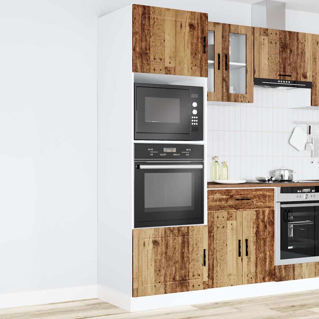 Oven cabinets, 2 units, Porto, wooden, treated wood