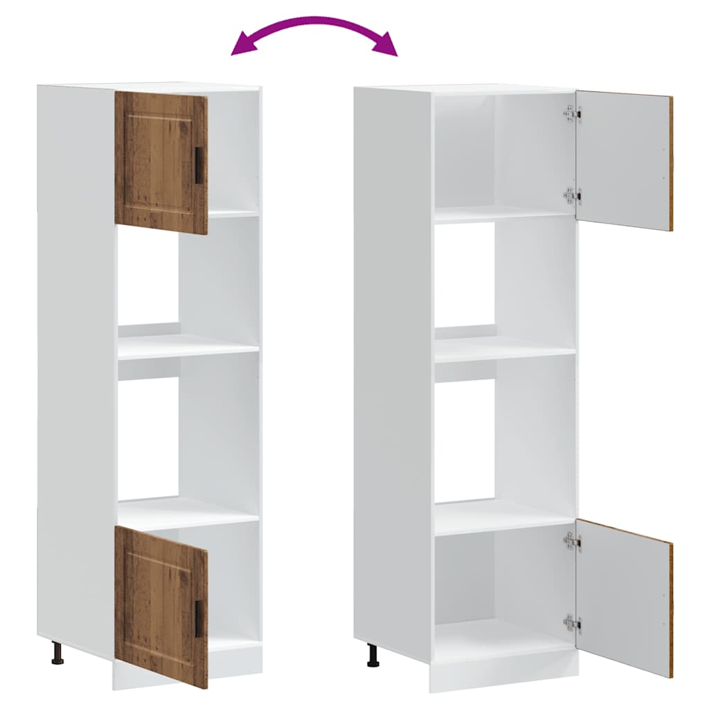 Oven cabinets, 2 units, Porto, wooden, treated wood
