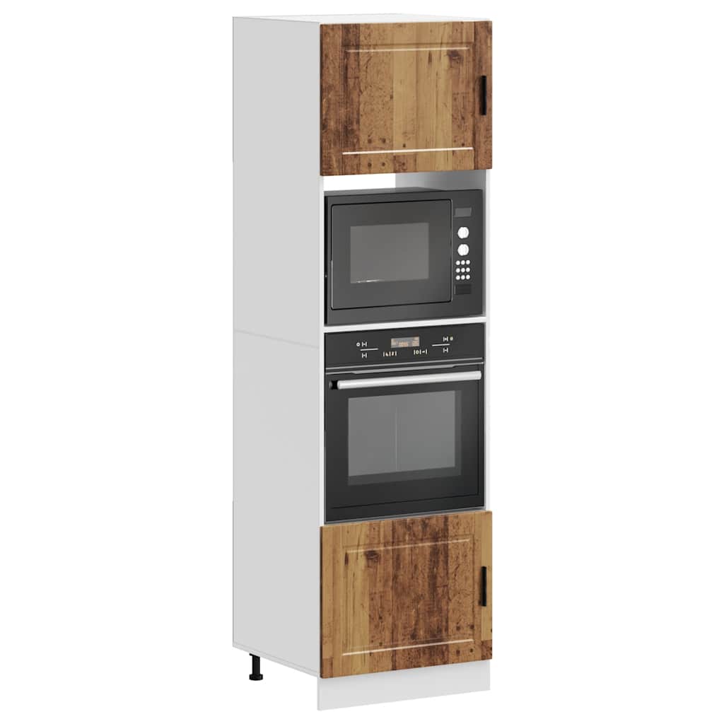 Oven cabinets, 2 units, Porto, wooden, treated wood