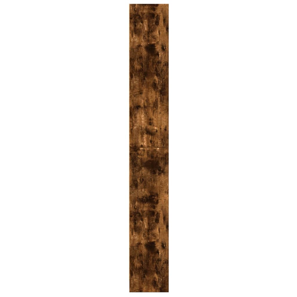 Knygų spinta, dūminio ąžuolo, 60x24x176cm, apdirbta mediena