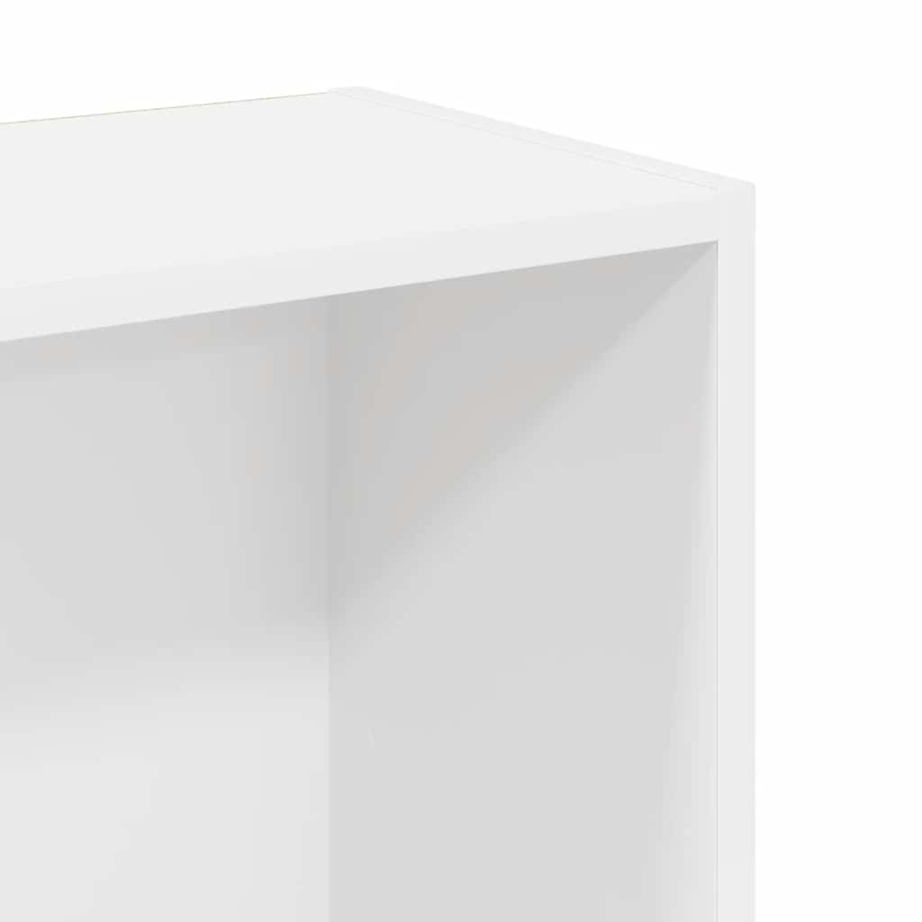 Knygų spinta, baltos spalvos, 80x24x109cm, apdirbta mediena
