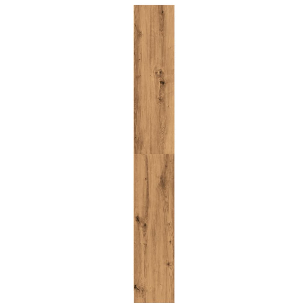 Knygų spinta, artisano ąžuolo, 80x24x176cm, apdirbta mediena