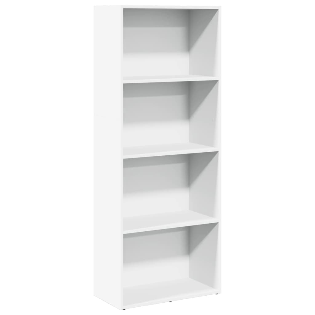 Bookcase, white, 60x30x152cm, engineered wood