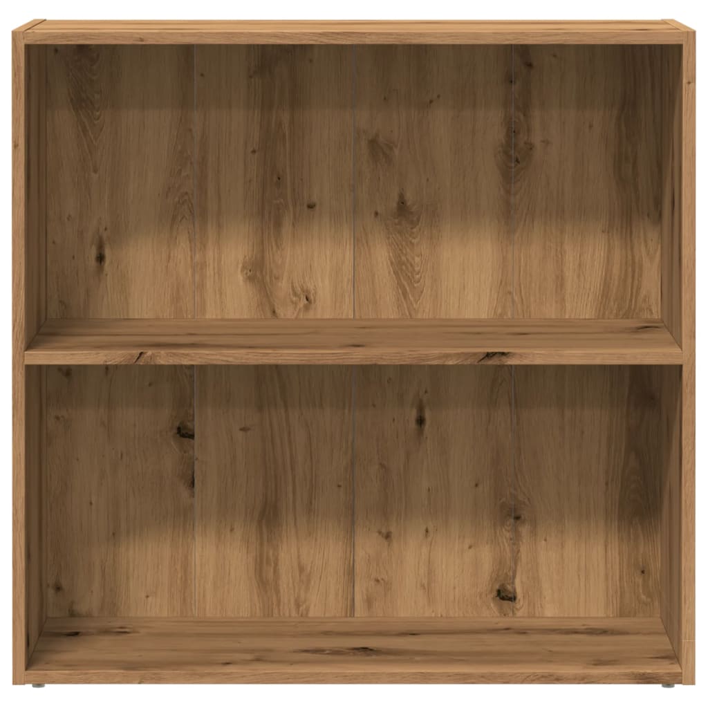 Bookcase, artisan oak, 80x30x77cm, engineered wood