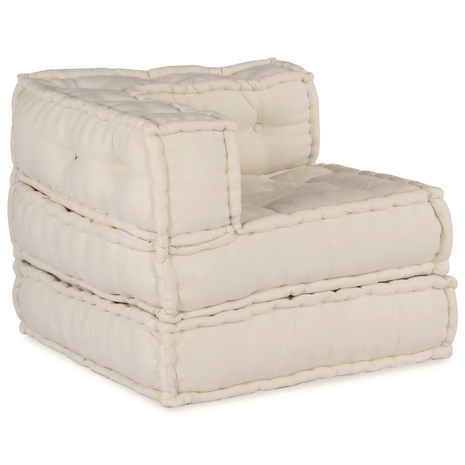 Modulinė sofa 3 pcs Kreminė Audinys
