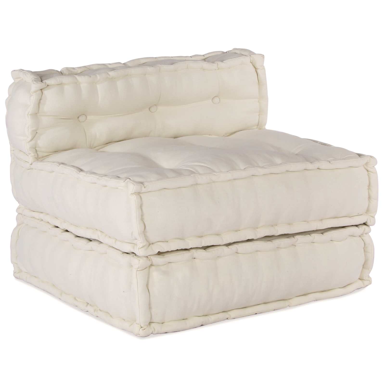 Modulinė sofa 4 pcs Kreminė Audinys