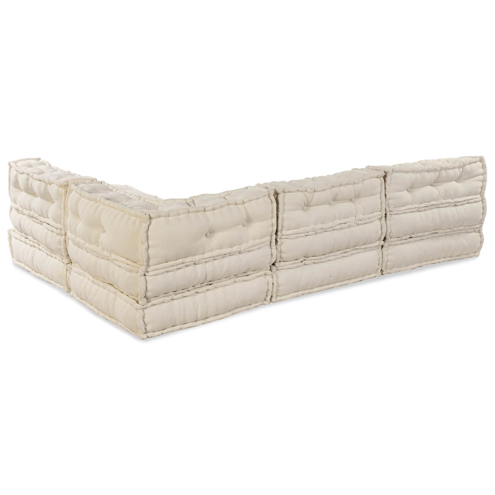 Modulinė sofa 4 pcs Kreminė Audinys