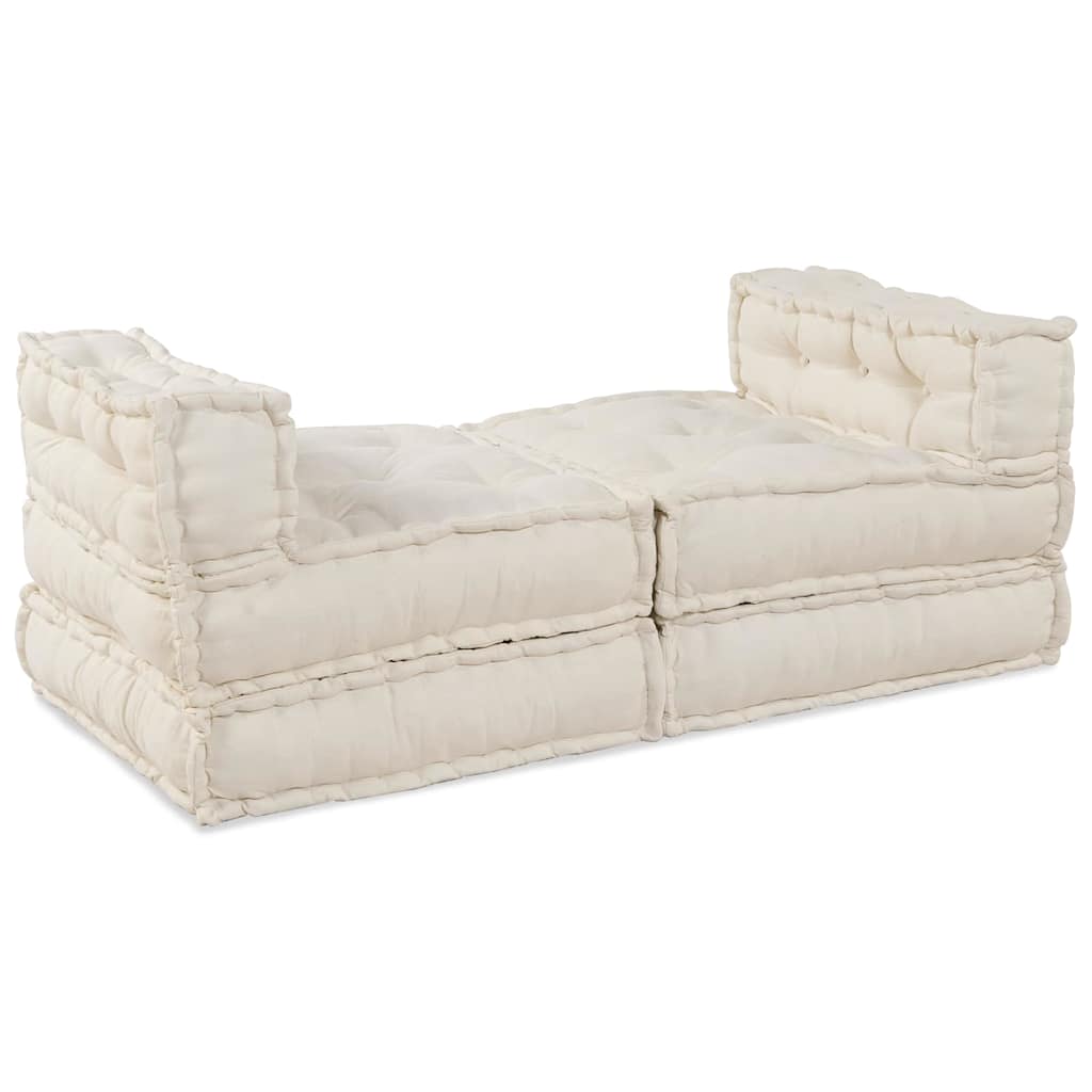Modulinė sofa 4 pcs Kreminė Audinys