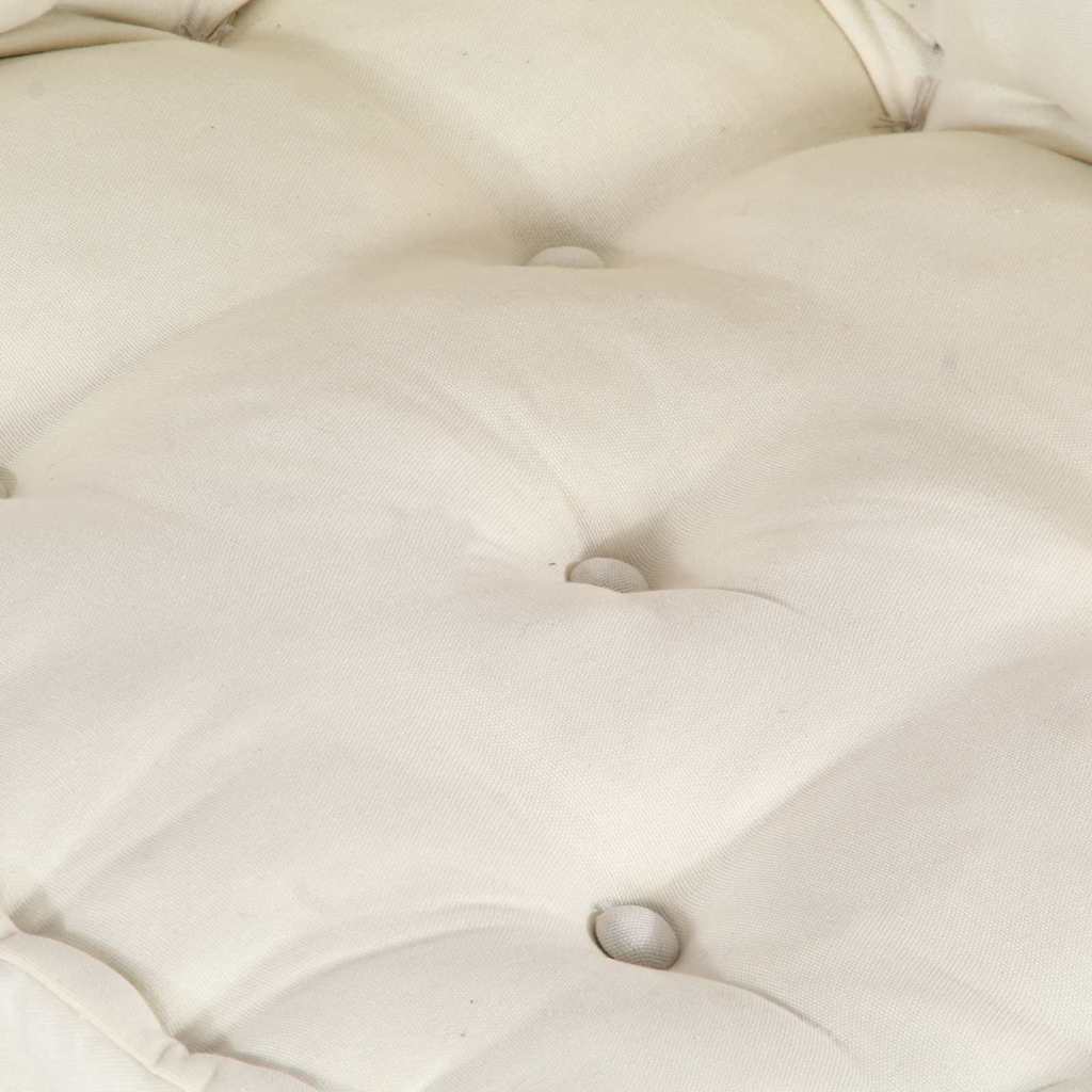 Modulinė sofa 2 pcs Kreminė 140 x 70 x 36 cm Audinys