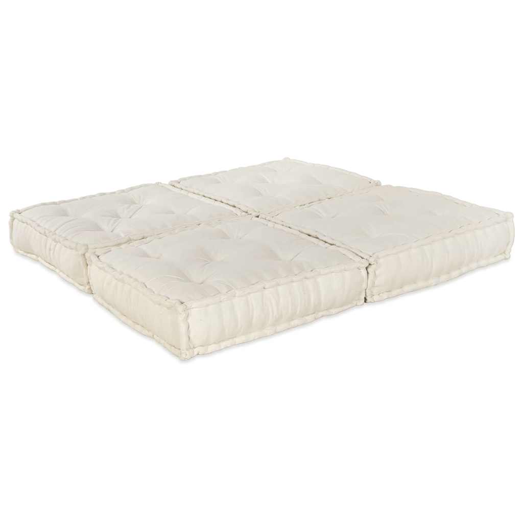 Modulinė sofa 2 pcs Kreminė 140 x 70 x 36 cm Audinys
