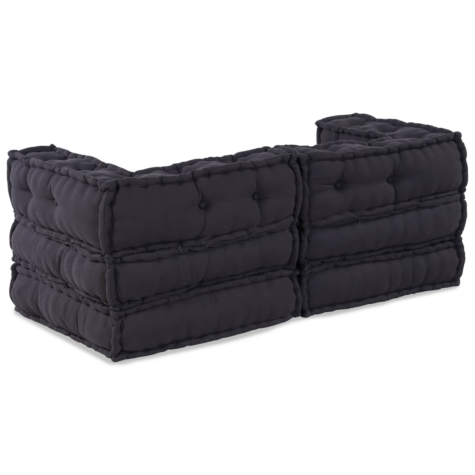 Modulinė sofa 2 pcs Antracito 140 x 70 x 56 cm Audinys