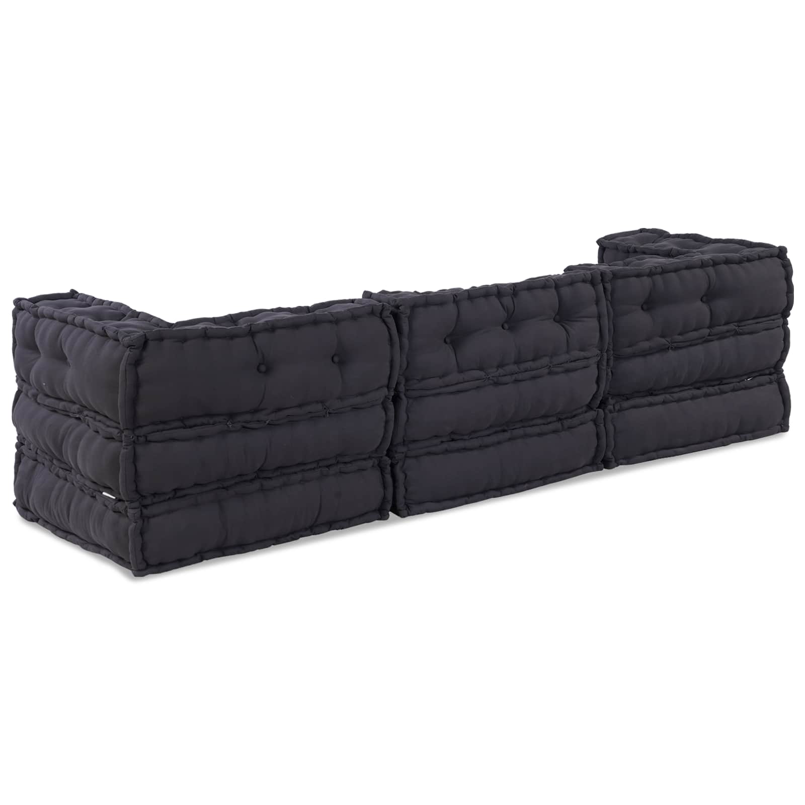 Modulinė sofa 3 pcs Antracito Audinys