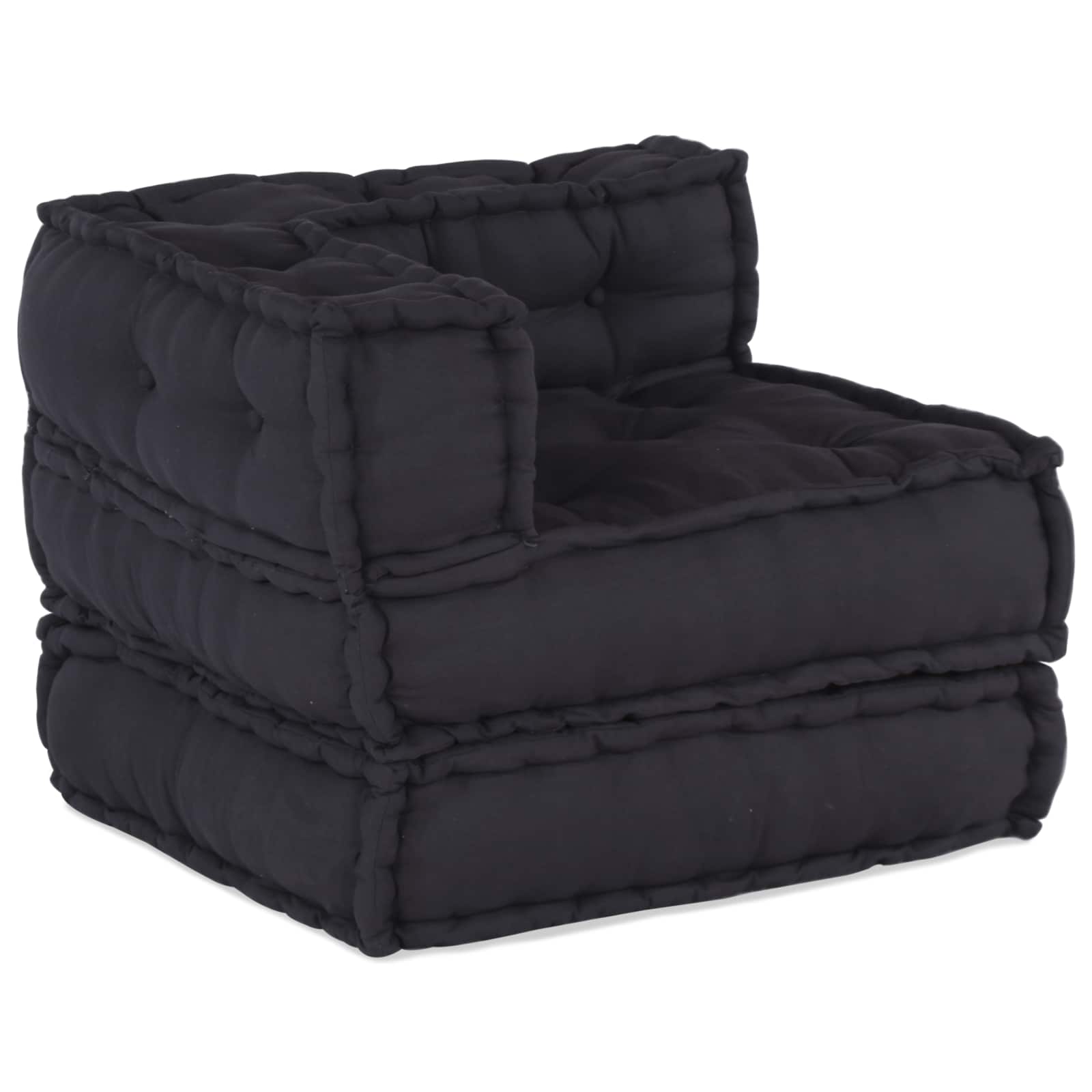 Modulinė sofa 4 pcs Antracito Audinys