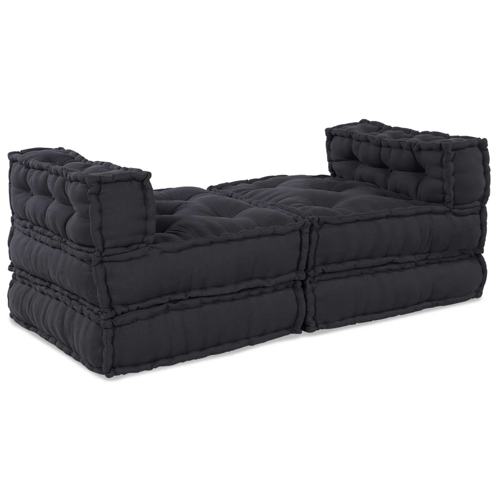 Modulinė sofa 4 pcs Antracito Audinys