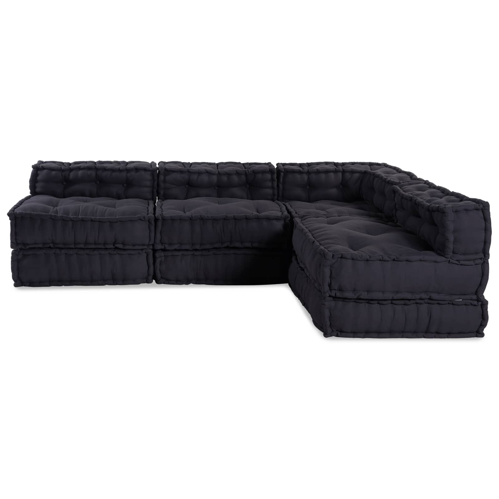 Modulinė sofa 4 pcs Antracito Audinys