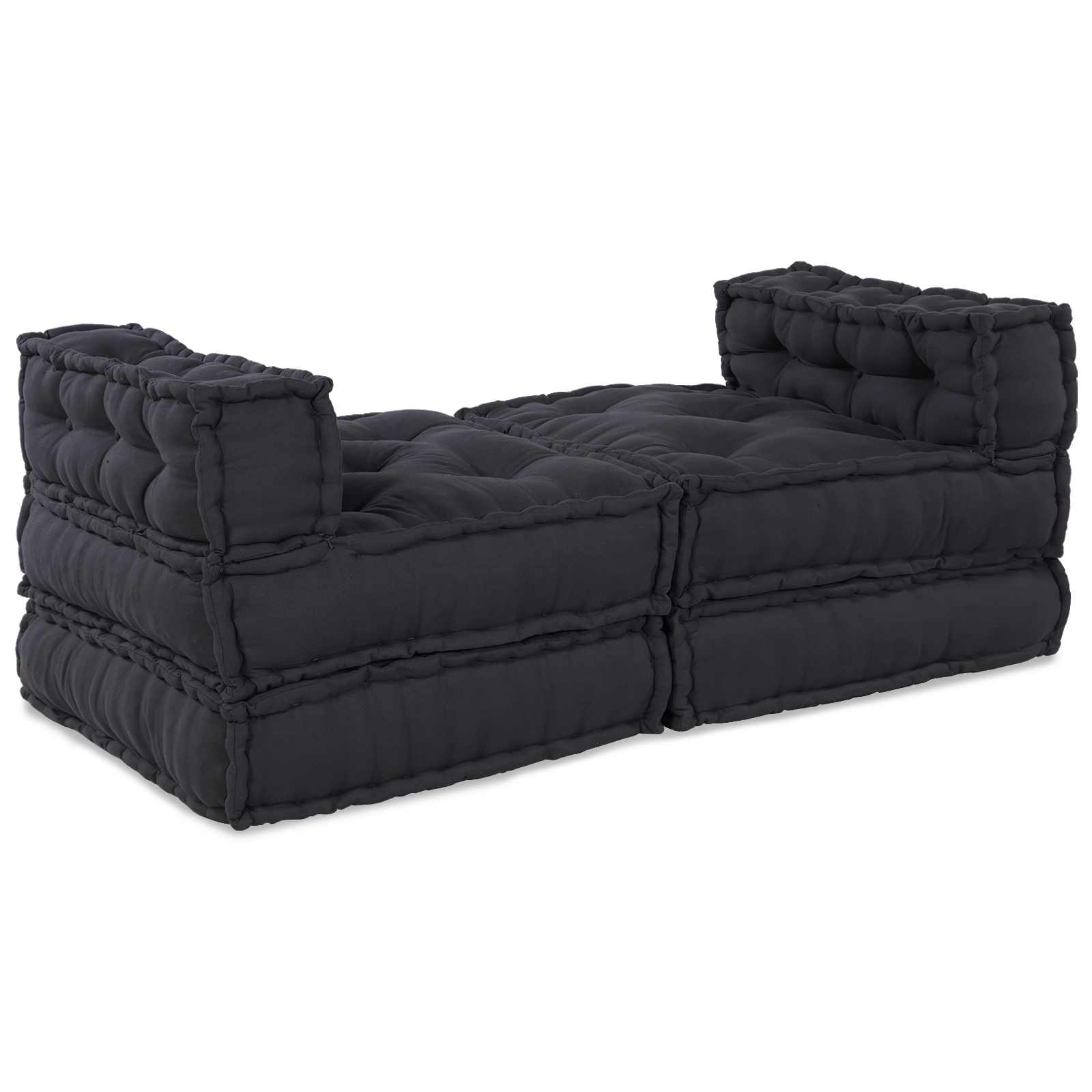 Modulinė sofa 4 pcs Antracito Audinys
