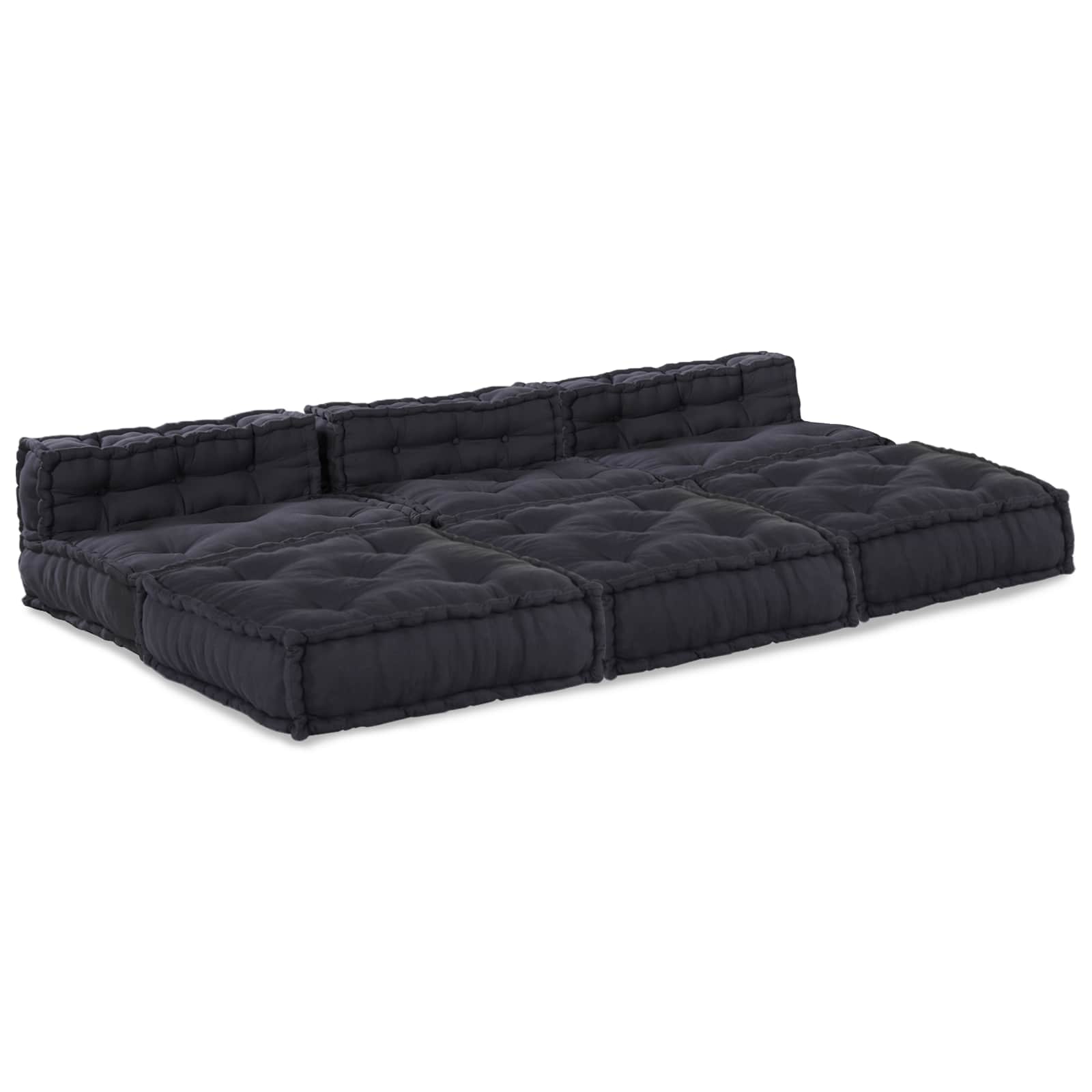 Modulinė sofa 4 pcs Antracito Audinys