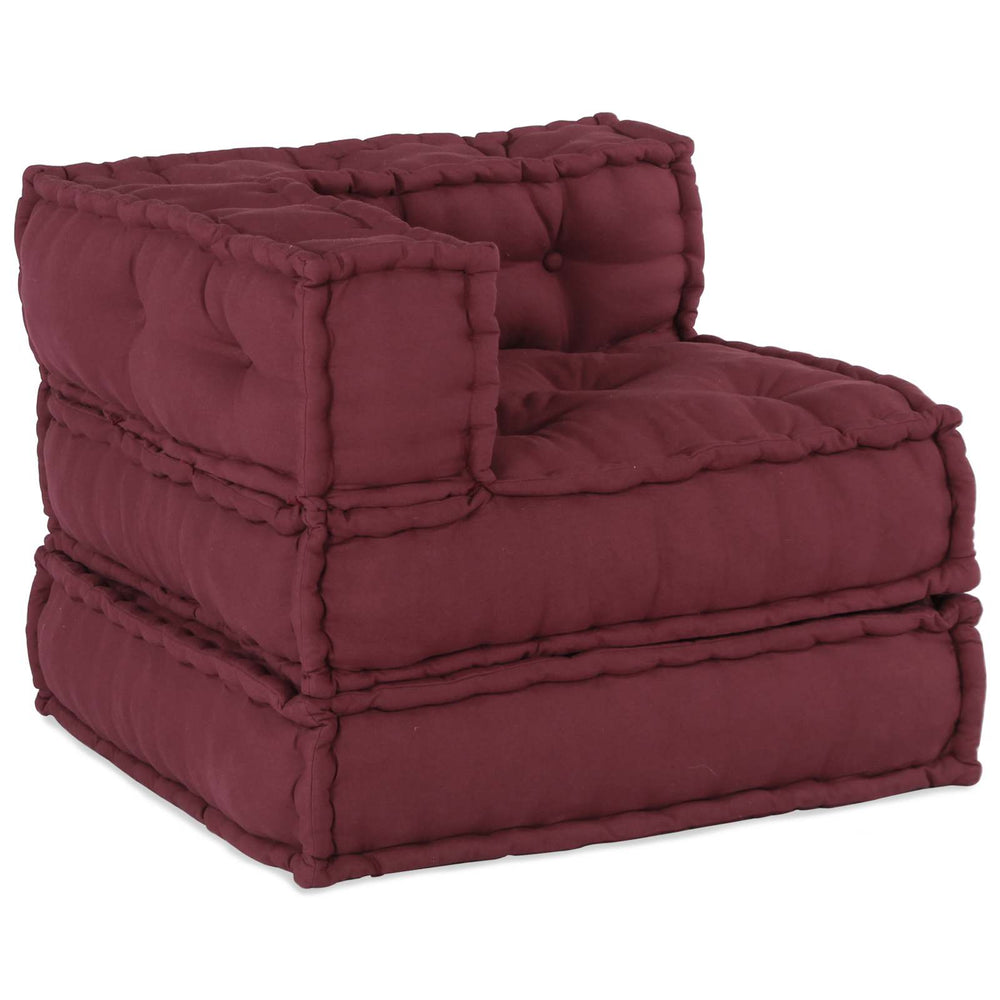 Modulinė sofa 3 pcs Raudonmedis Audinys