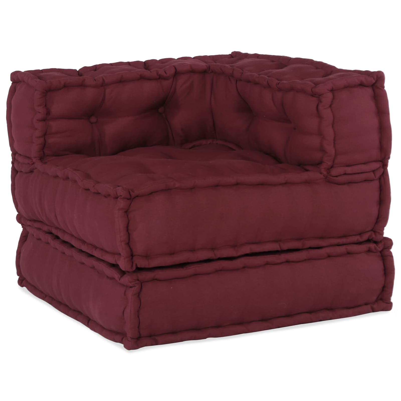 Modulinė sofa 3 pcs Raudonmedis Audinys