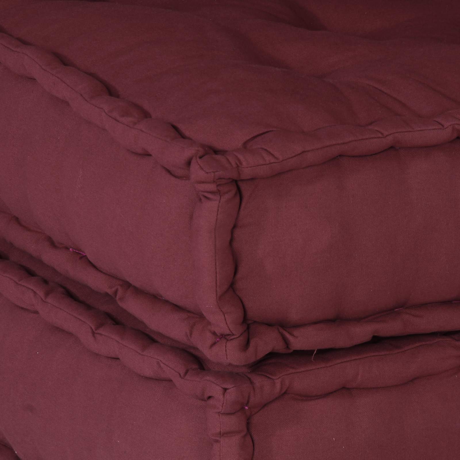 Modulinė sofa 4 pcs Raudonmedis Audinys