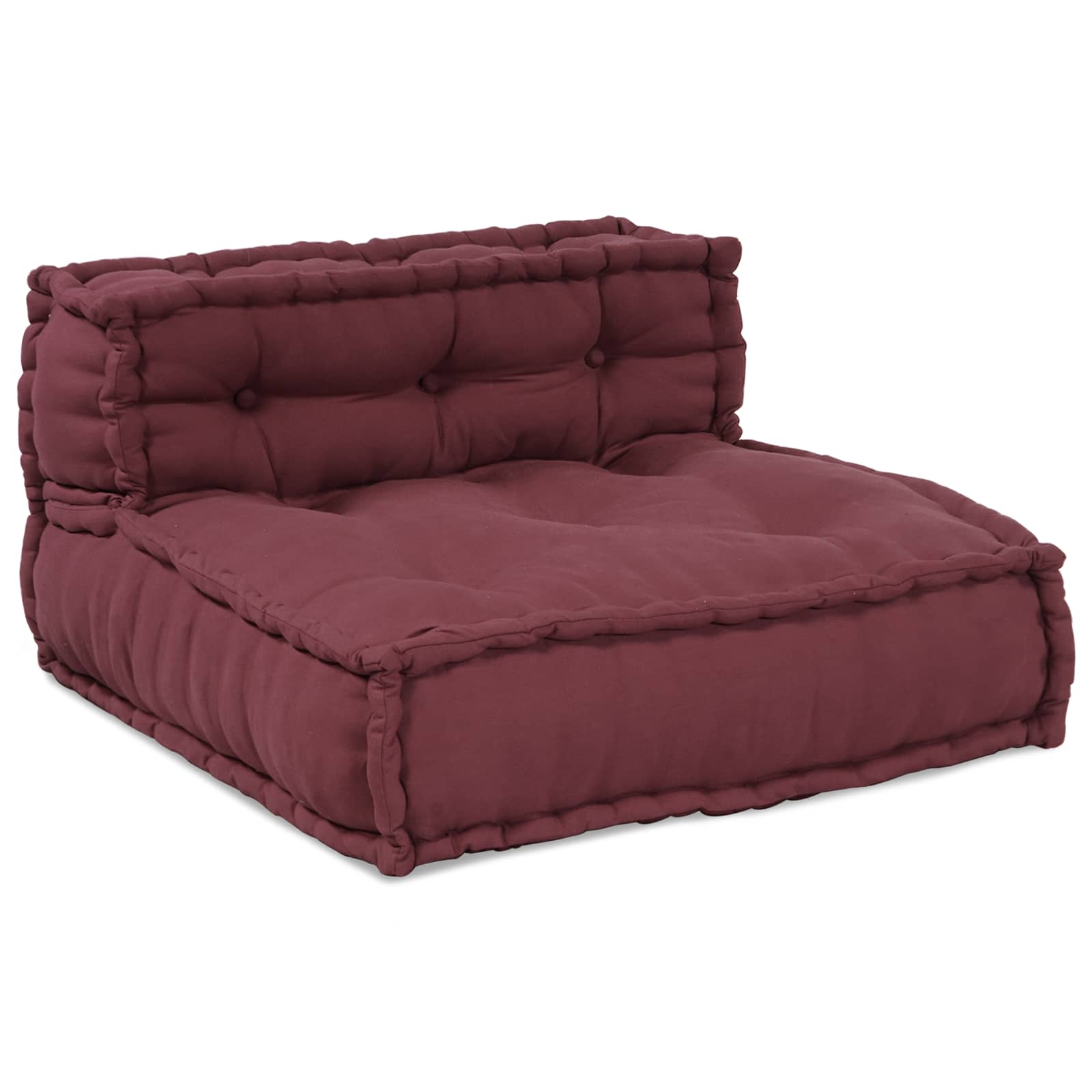 Modulinė sofa 4 pcs Raudonmedis Audinys