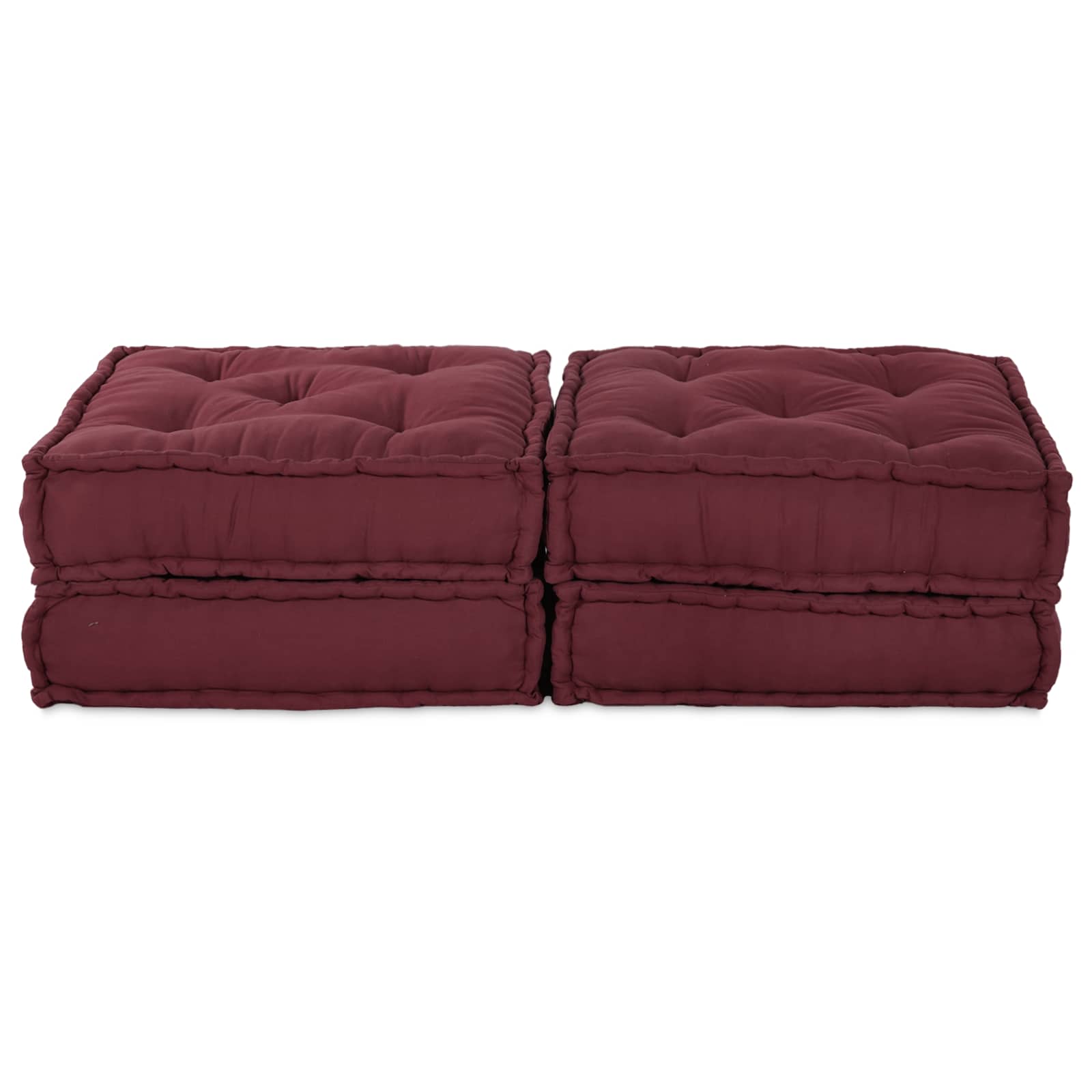 Modulinė sofa 2 pcs Raudonmedis 70 x 70 x 36 cm audinys