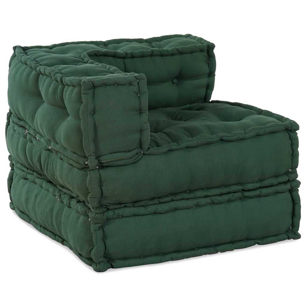 Modulinė sofa 3 pcs Žalia Audinys