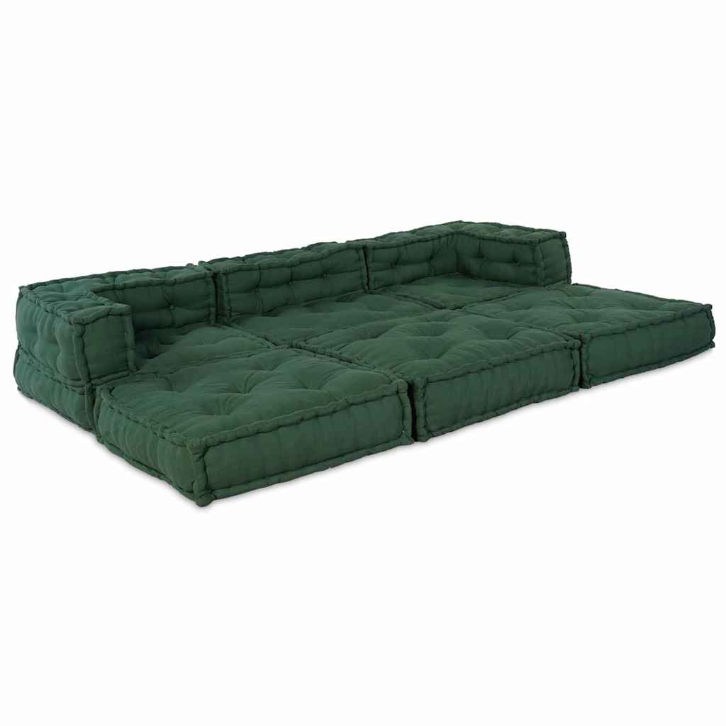 Modulinė sofa 3 pcs Žalia Audinys