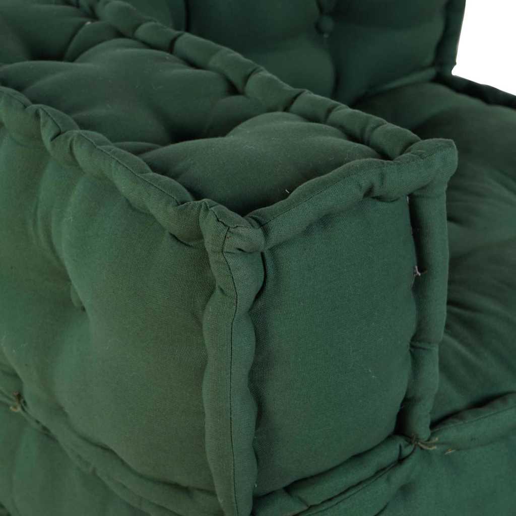 Modulinė sofa 4 pcs Žalia Audinys