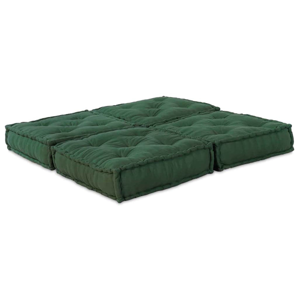Modulinė sofa 2 pcs Žalia 140 x 70 x 36 cm Audinys
