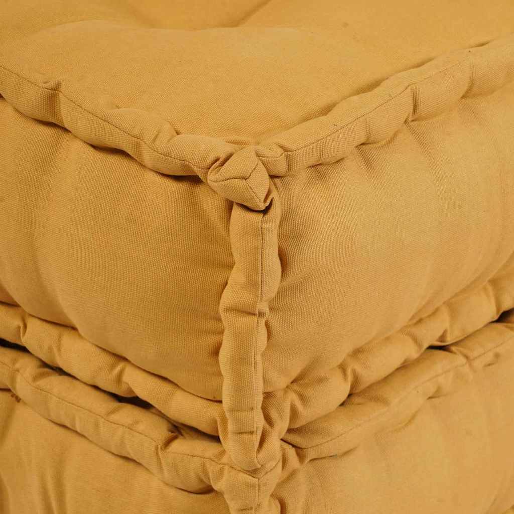 Modulinė sofa Audinys Geltona 210 x 70 x 56 cm