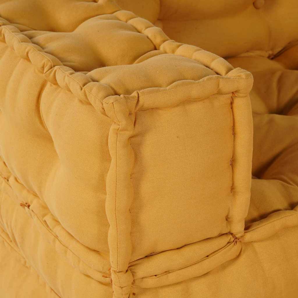 Modulinė sofa Audinys Geltona 210 x 70 x 56 cm