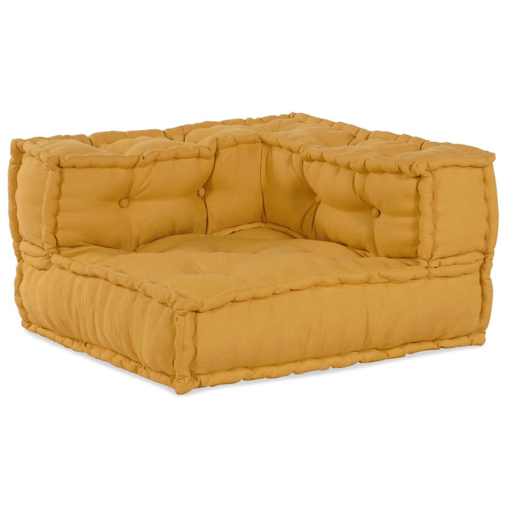 Modulinė sofa Audinys Geltona 210 x 70 x 56 cm