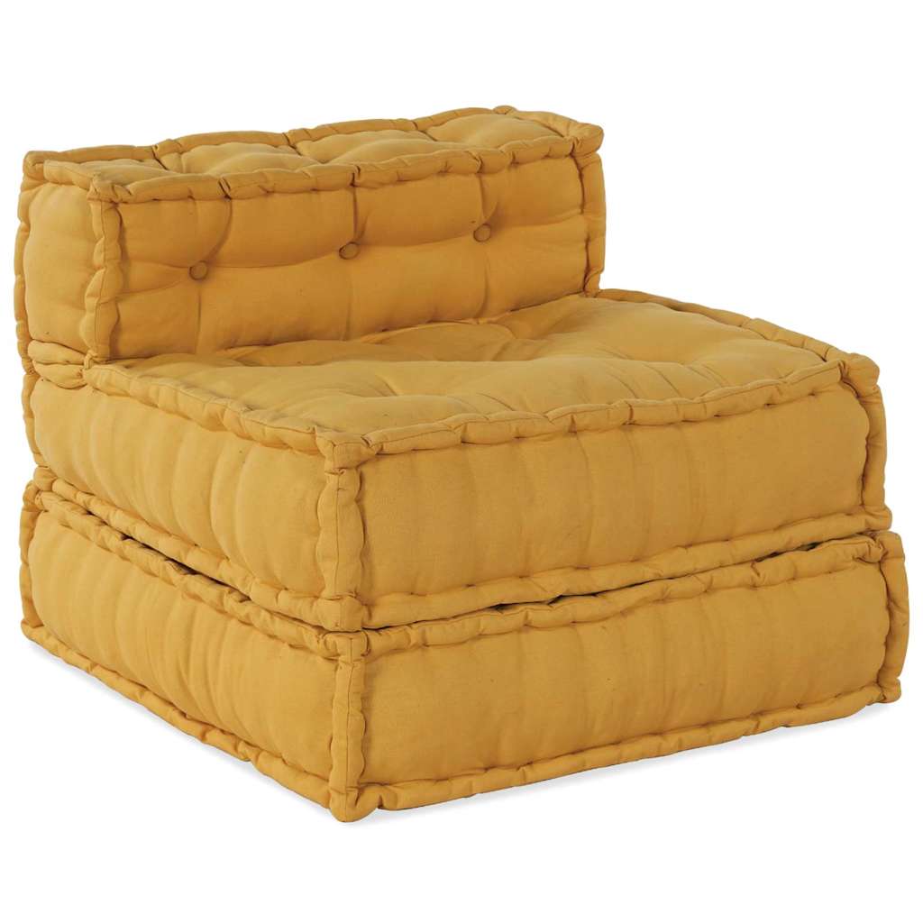 Modulinė sofa 4 pcs Geltona Audinys