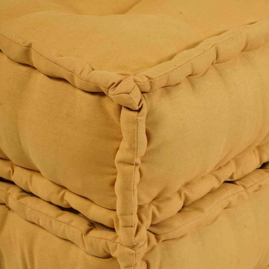Modulinė sofa 4 pcs Geltona Audinys