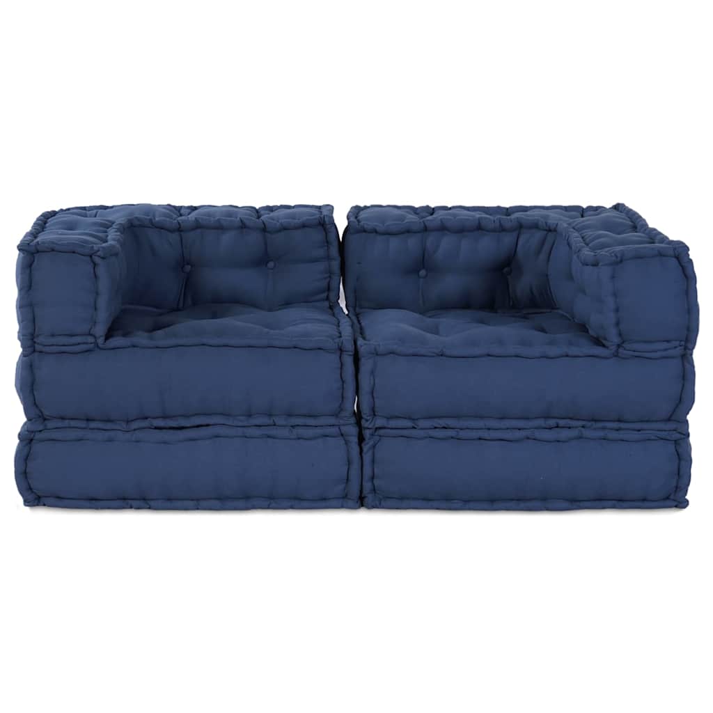 Modulinė sofa 2 pcs Indigo 140 x 70 x 56 cm Audinys