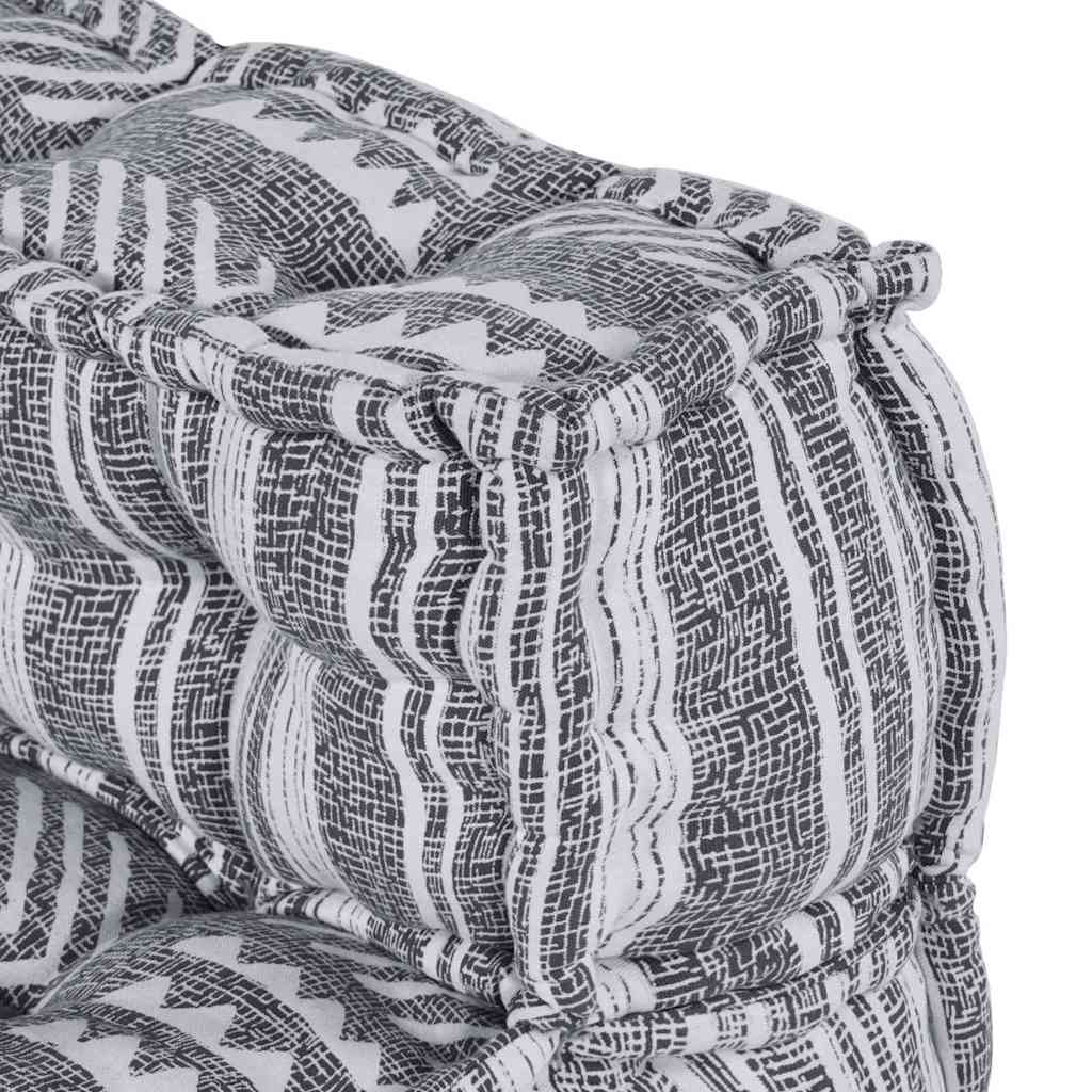 4-vietis modulinis pufas-sofa, konvertuojamas, šviesiai pilkos medžiagos