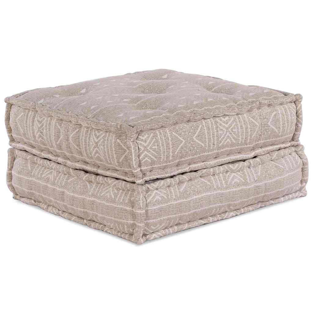 2-vietė modulinė puf sofa, konvertuojama, šviesiai ruda