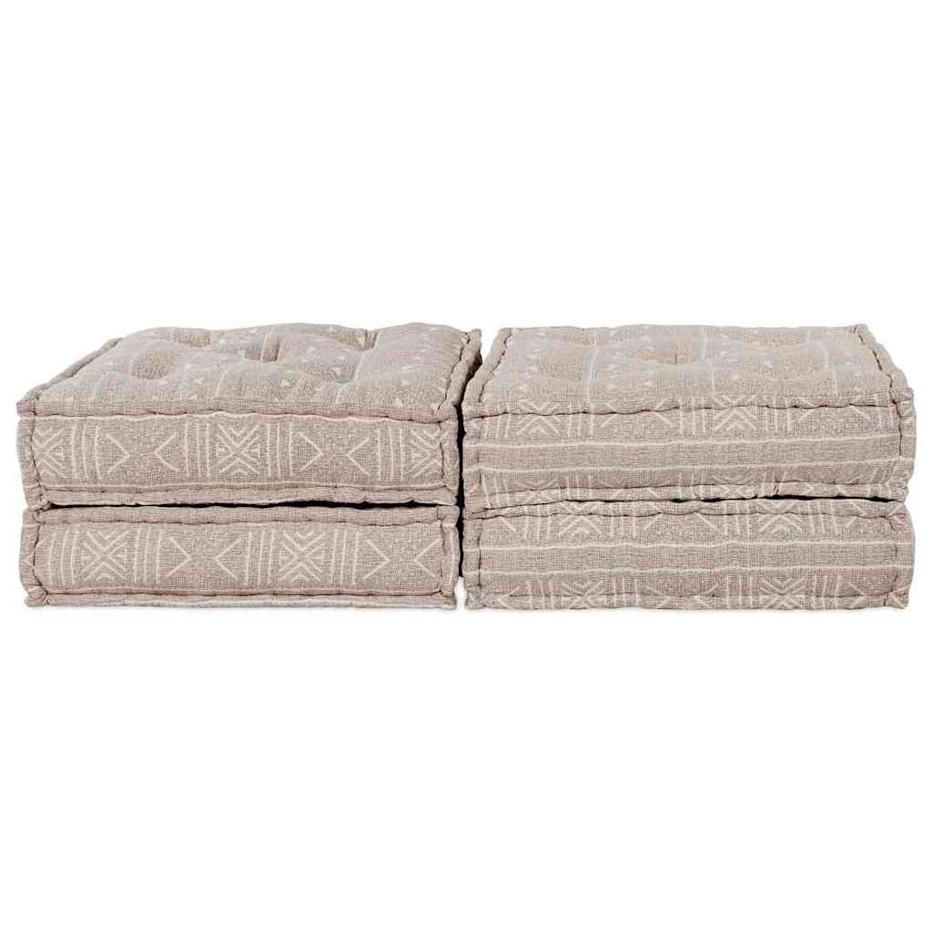 2-vietė modulinė puf sofa, konvertuojama, šviesiai ruda
