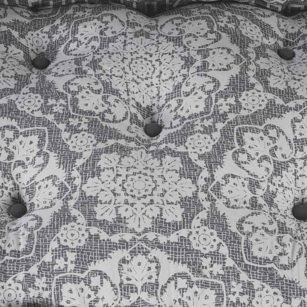 4-vietis modulinis pouf sofa, konvertuojamas, šviesiai pilkos spalvos