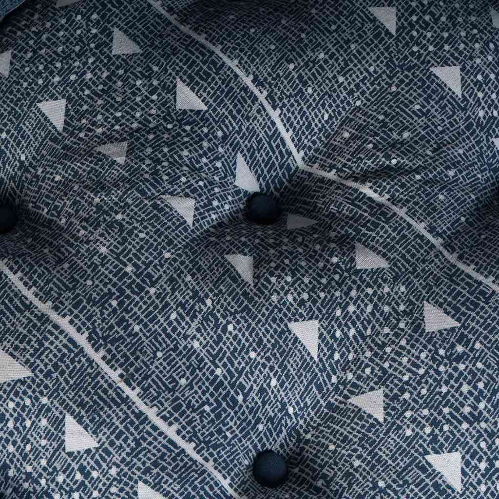 2 vietų modulinis pufas-sofa transformatorius Indigo audinys